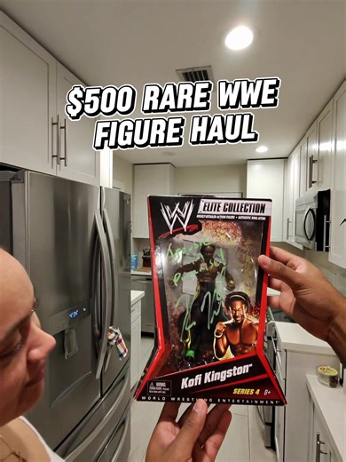 Signed Grails 👀 What should we pickup next #wwe #wwefigures #wrestlingtiktok #figurehunt #aew