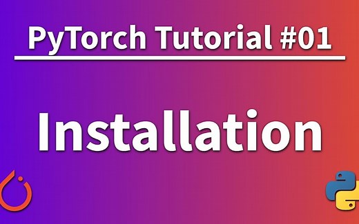 pytorch入门教程英文字幕