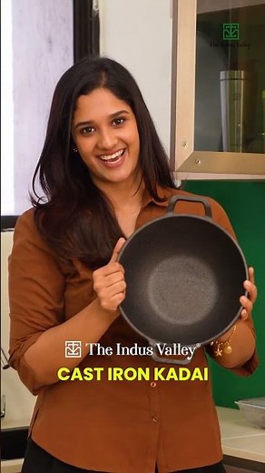 Switch to Healthier, Tastier cooking with the CASTrong Cast Iron Kadai