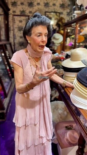 YVONNE LIKES A STRUCTURED HAT 🤍 Let Yvonne custom make an Easter hat for you at the store.