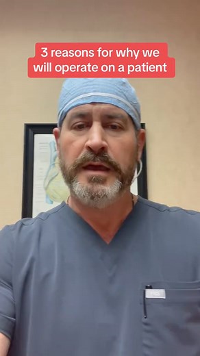 3 reasons for operation #cardio #cardiology #heart #fitness #heartdoctor #cardiacsurgeon #medicine #surgeon #doctorsoftiktok #fyp | Dr. Jeremy London, MD