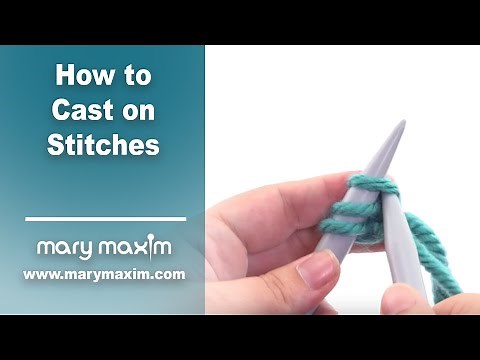 Learn How to Knit for Beginners: Casting On with Slow Motion