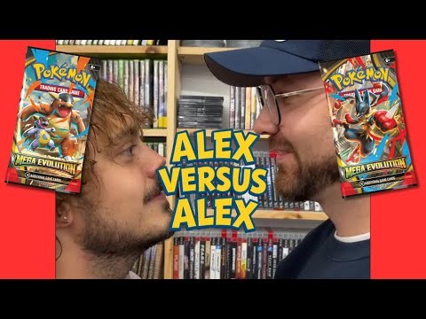 Mega Evolutions Pokemon Pack Battle - Alex vs Alex - Episode 1