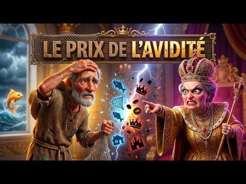 Le Pêcheur et sa Femme – Le Vœu du Poisson Magique | Conte de Fées Animé