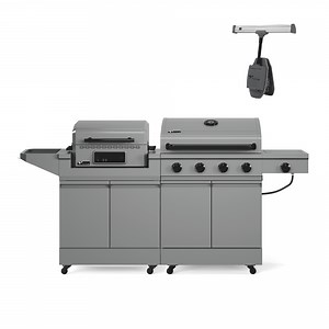 TYTUS Modular Grilling Collection 4-Burner Gas Grill, Electric Grill & Griddle with Cart, and Grill Light