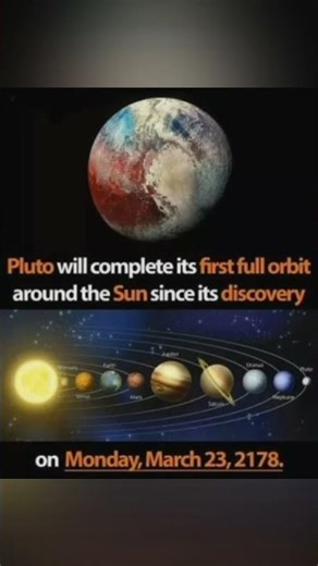 Pluto's First Orbit 🌌✨ #shorts #youtubeshorts #ytshorts #pluto