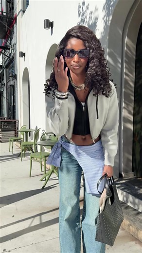 Quick Fit Check: Newport Striped Shirt & Cropped Sweatshirt