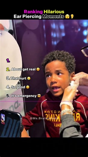 Ranking Hilarious Ear Piercing Moments (Screaming vs Staying Calm!) 😂💉