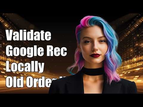 How to validate Google receipt validation locally with old Order ID format?