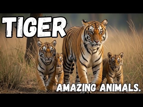 Tigers | Tigers for kids | Kids learning videos Animals