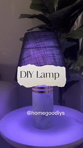 92K views · 3.2K reactions | DIY Lamp & a word from Steve Lamp shade, gold tape and puck light are from Amazon You can find them linked in my LTK shop (in bio) All other suppl | Home Goodiys | Facebook