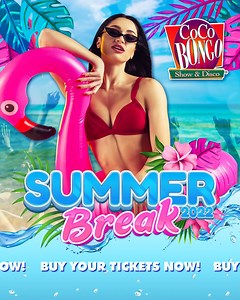 Are you ready to party and to enjoy our special shows this summer? 😎💃🏽🎉🕺🏽 Visit us in Cancun, Playa del Carmen & Punta Cana! Tickets available online 👉 https://www.cocobongo.com/ | CocoBongo