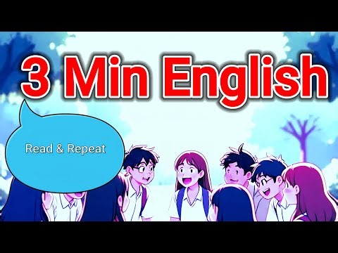 Daily English 3 Minutes — Easy Read and Repeat