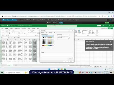 Sam Training Excel Module 02 Formulas Functions And Formatting