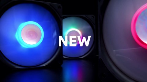 Cooler Master SickleFlow 120 V2 ARGB 3in1 Square Frame Fan, ARGB 3-Pin Customizable LEDS, Air Balance Curve Blade, Sealed Bearing, 120mm PWM Control for Computer Case & Liquid Radiator