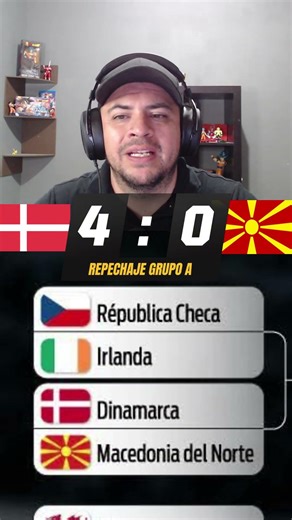 Denmark crushes Macedonia! 🇩🇰 4-0 and on to a World Cup berth