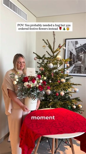 Coral Stevens on Instagram: "A reminder to get yourself those flowers 🌷 and everything is going to be okay 🫶 How beautiful are these festive flowers from @flowardco they make a lovely centre piece for the table, or just beautiful to have around the house this time of year. I always get my flowers from Floward, they’re high quality and last so long too. Just remember I know it’s tough if you’re going through something this time of year, as it feels we are supposed to be happy. But at the end of