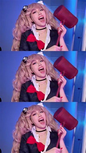 it’s been WAY too long since i made a triple split screen video🥲 #junkoenoshima #junkoenoshimacosplay #danganronpa #danganronpacosplay #triplesplitscreen