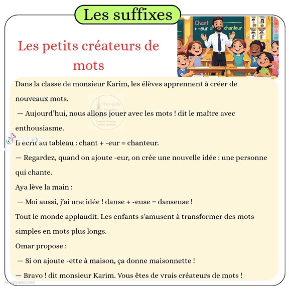 Les Suffixes : Apprendre à Créer des Mots en Français