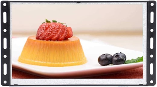 Embedded 7-Inch Advertising Player Open Digital Photo Frame Multimedia Led Video Player Hd Ultra-Wide Viewing Angle Decorative,Black-19Cm*10.4Cm*2.4Cm