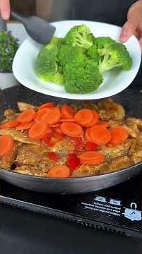 Easy Chicken & Vegetable Stir Fry Recipe 🥕🥦🍗 | Quick Dinner Idea