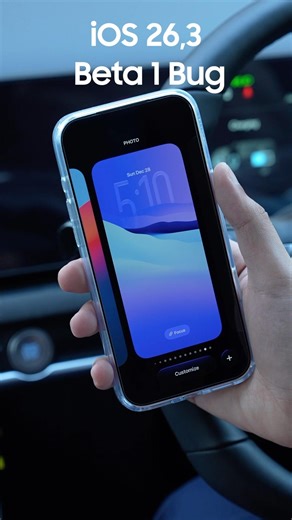 iOS 26.3 Beta 1 Lock Screen Bug