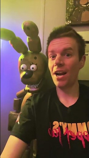 Plushtrap Puppet with Chainsaw! FNAF 4, the Nightmare Bunny!