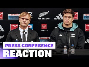 'We'll take it on the chin' | All Blacks react to Springboks rematch | Press Conference
