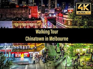 Chinatown Walking Tour | Melbourne | 4K |