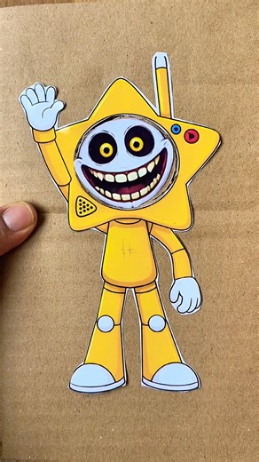 sprunki oc glowby poppy playtime cardboard flip game #sprunki