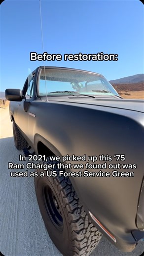 RestoMods on Instagram: "Check out some before footage of this RamCharger at the end of this reel. It has come a long way  Don’t forget to subscribe and get your name in the hat. Search restomods on YouTube!"
