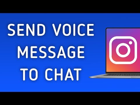 How To Send Voice Message To Chat On Instagram App On PC (New Update)