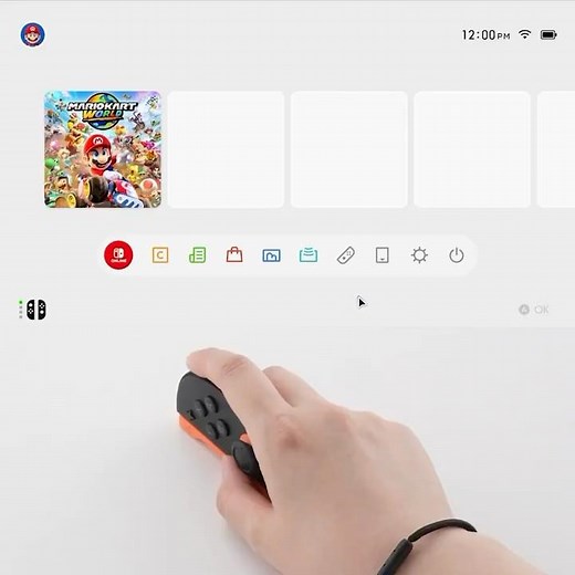 [Nintendo Switch 2 Today!] Mouse Controls on the HOME Menu