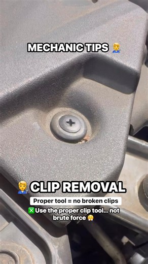 🧑‍🔧✅ How to remove Clip proper way #mechanic #tips #tricks #ideas #Propertools #clips #tradie #mechaniclife | Dela Cruz Angelo