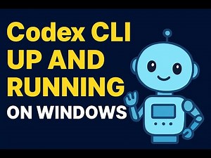 Codex Cli up and running on Windows