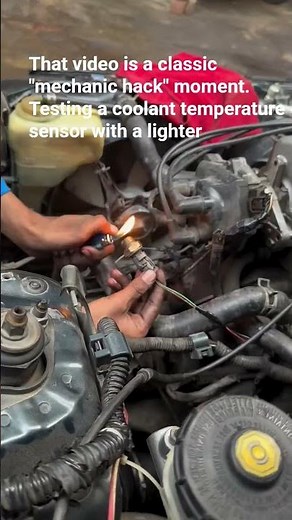 How to Test a Car Sensor with a LIGHTER! 🛠️🔥