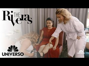 Chiquis shaving Jacqie’s legs | The Riveras | Universo
