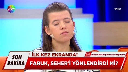 Seher'in babası günler sonra canlı yayında