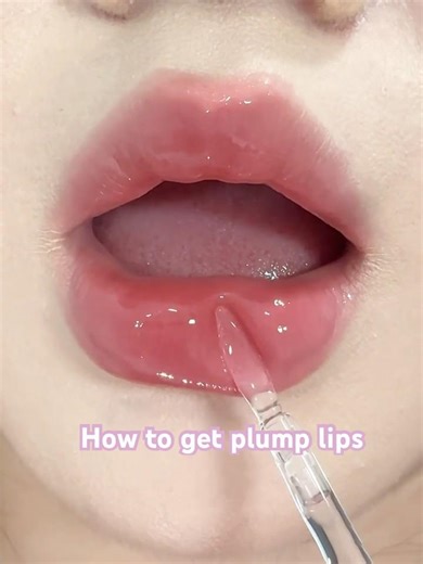 How to get plump and juicy lips! 👄✨ #makeup #beauty #makeuptutorial