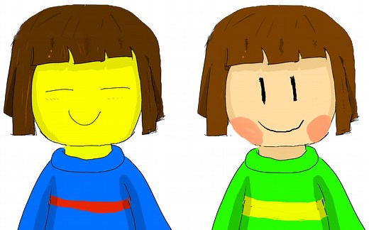 【undertale】frisk和chara谁更可爱？