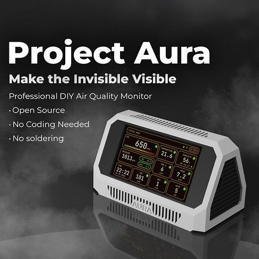 Project Aura — Open-Source ESP32 Air Quality