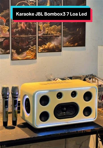 Loa Karaoke JBL Boombox 3 7 củ loa — Bass ấm, LED nháy theo nhạc