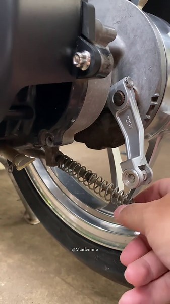 Stainless brake arm spring universal #fyp #stainless #brakearmspring #stainlessspring #automotive