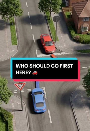 UK Driving Theory: Give Way vs. Stop Sign - Who Goes First?