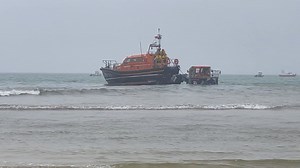 The RNLI volunteer crew launching for training this evening. The volunteer crew train every week both on and off the water to continue to deepen their skills and abilities. Our crews are prepared to drop everything and risk their lives to save others at a moment's notice. Their lifesaving work is essential, often difficult and sometimes dangerous. That’s why we provide our crew members with first-class training, equipment, guidance and support. #RNLI200 #savinglivesatseaa #FloatToLive #RNLI #sti