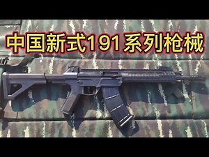 中国新式191系列枪械China's new 191 series firearms