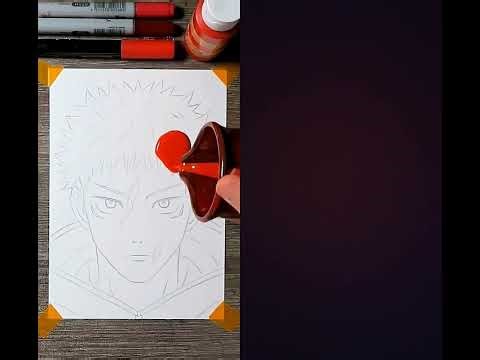 how to draw an anime in easy way tutorial #art #artist #artwork #tutorial