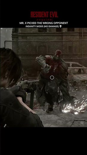 Mr. X Picked the Wrong Fight With Leon 💀 #residentevilrequiem
