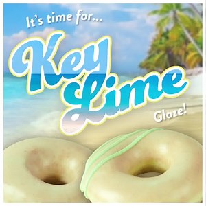 29K views · 879 reactions | Don't Miss Key Lime Glaze TOMORROW 5/21!  Take a trip to your local shop and let our Key Lime Glaze s transport you to the islands!  Pre-order NOW or grab them in shop on Friday! Key Lime Glazed & Filled available at participating US & CAN shops FRIDAY 5/21, while supplies last. Online ordering avail for US shops. All info here https://bit.ly/3eSJ4ci | Krispy Kreme Doughnuts | Facebook
