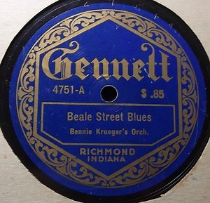 Bennie Krueger's Orchestra - Beale Street Blues / The St. Louis Blues